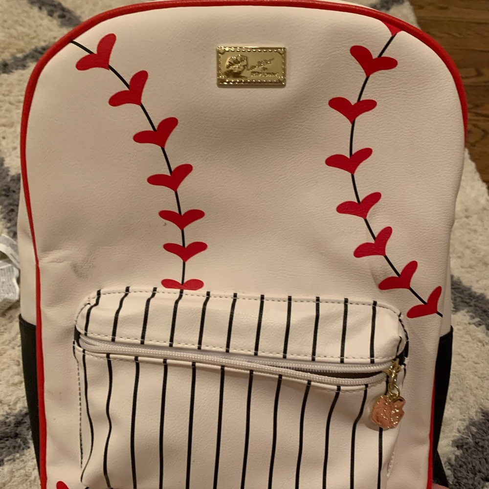 mini baseball backpack